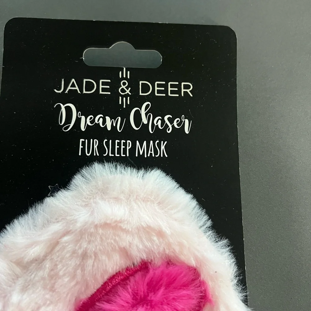 JADE & DEERDream ChaserFUR SLEEP MASK NWT